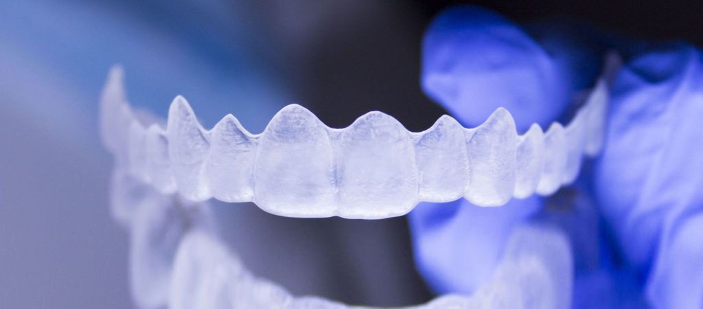 Clear Invisalign tray